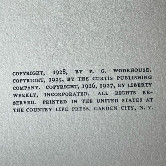 P.G. Wodehouse Vintage Bundle of Books (All From the 1930’s) - Picture 10 of 14